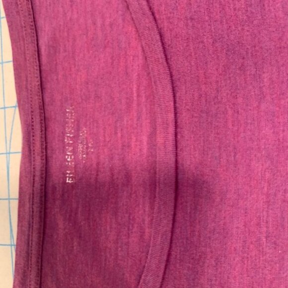 Eileen Fisher fine silk and cotton crop top. Size L - Picture 2 of 5